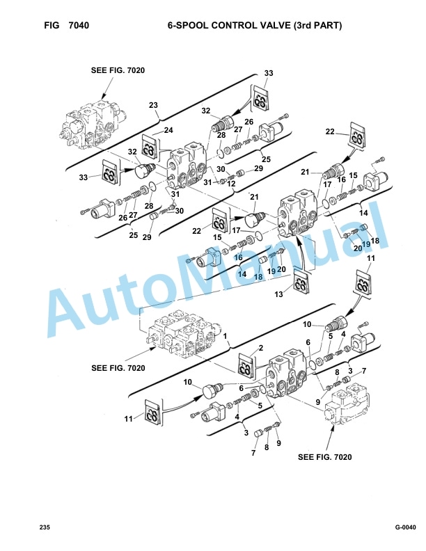 Komatsu FAI 235 Hydraulic Excavator Parts Manual 23500014 4 Komatsu FAI 235 Hydraulic Excavator Parts Manual 23500014-4
