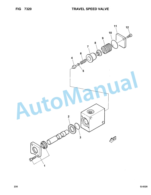 Komatsu FAI 235 Hydraulic Excavator Parts Manual 23500014 5 Komatsu FAI 235 Hydraulic Excavator Parts Manual 23500014-5