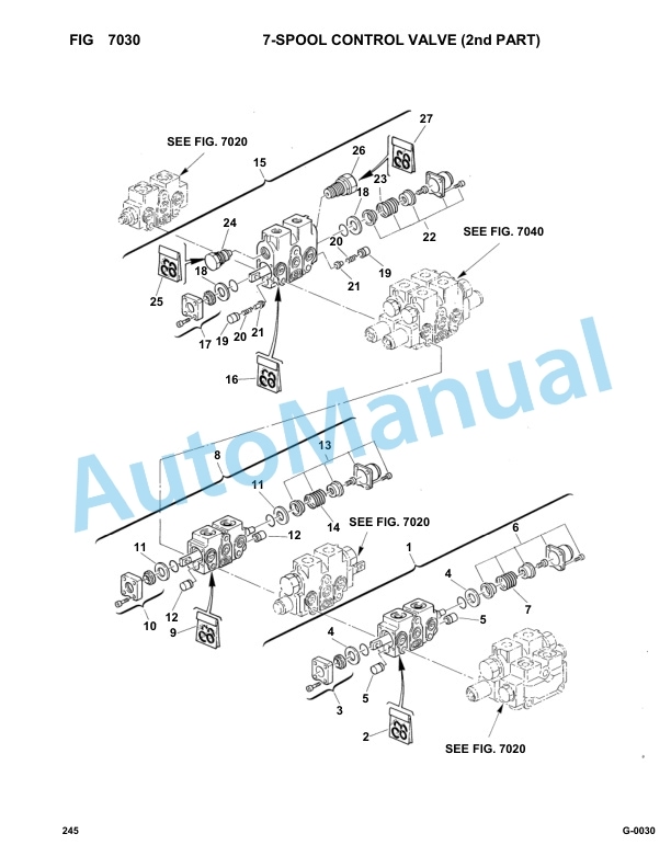 Komatsu FAI 245 Hydraulic Excavator Parts Manual 24500007 4 Komatsu FAI 245 Hydraulic Excavator Parts Manual 24500007-4