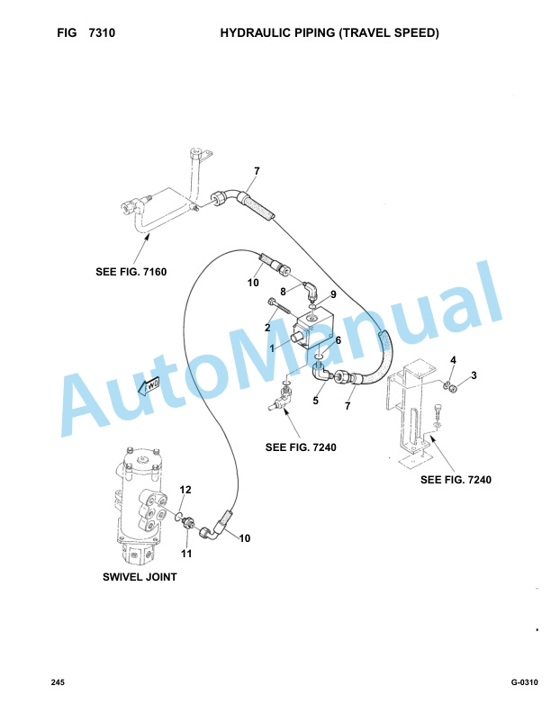 Komatsu FAI 245 Hydraulic Excavator Parts Manual 24500007 5 Komatsu FAI 245 Hydraulic Excavator Parts Manual 24500007-5