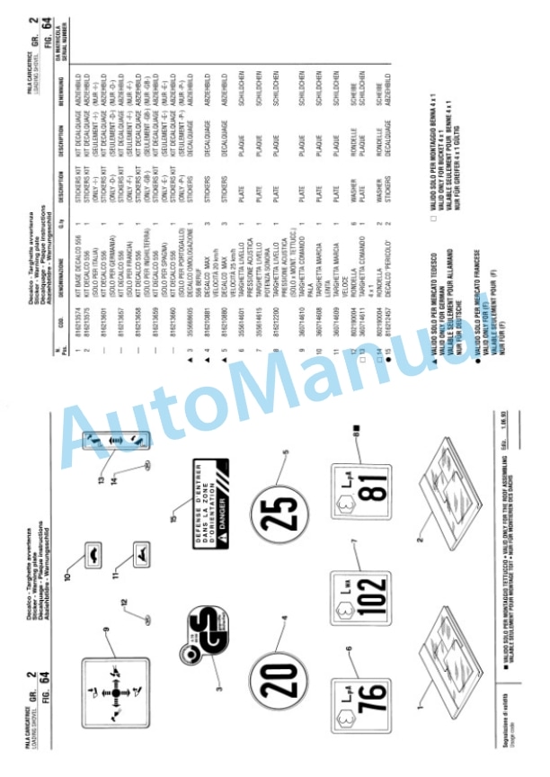 Komatsu Fai 556 Wheel Loader Parts Manual PR4L55610 5 Komatsu Fai 556 Wheel Loader Parts Manual PR4L55610-5