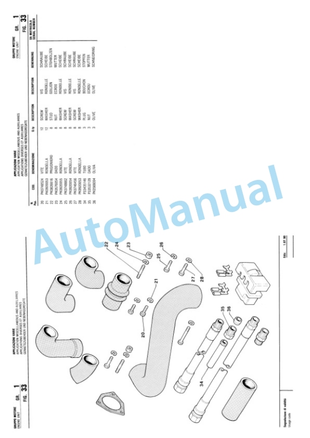 Komatsu Fai 585, 595 Articulate Rubber Tired Loader Parts Manual R41PR216C0101 2 Komatsu Fai 585, 595 Articulate Rubber Tired Loader Parts Manual R41PR216C0101-2