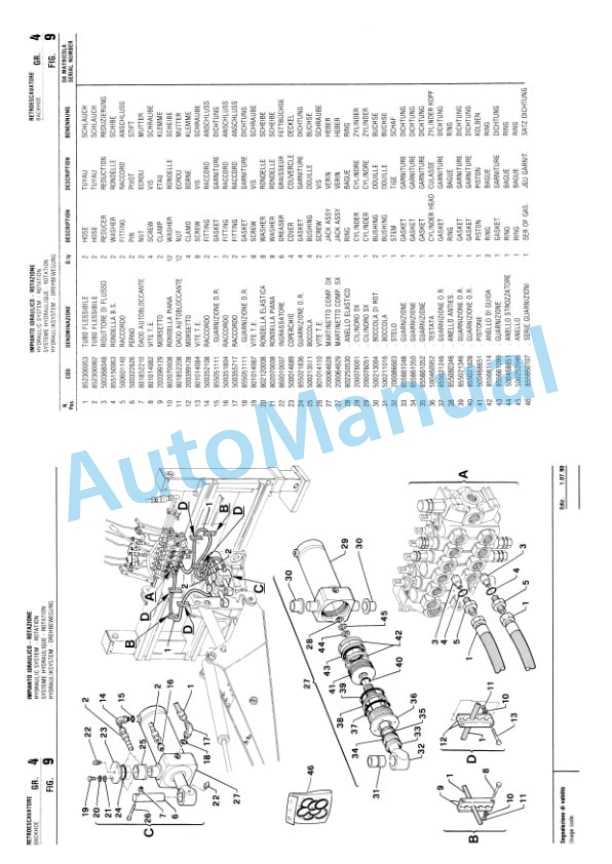 Komatsu Fai 585, 595 Articulate Rubber Tired Loader Parts Manual R41PR216C0101 5 Komatsu Fai 585, 595 Articulate Rubber Tired Loader Parts Manual R41PR216C0101-5