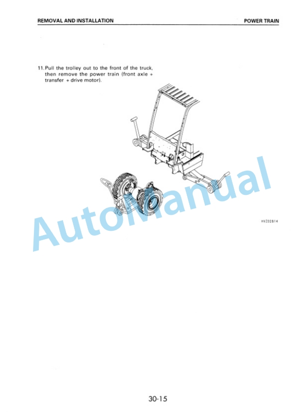 Alternative view of Komatsu FB10EX-8, FB14EX-8, FB15EX-8, FB18EX-8, FB15EXG-8, FB18EXG-8, FB20EX-8, FB25EX-8, FB20EXG-8, FB25EXG Shop Manual BBB08E1-01