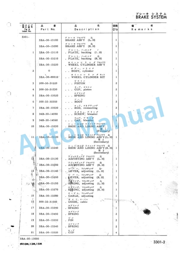 Komatsu FB10M-1, FB13M-1, FB15M-1 Forklift Truck Parts Manual FB10M_15M.1-PNE2 3 Komatsu FB10M-1, FB13M-1, FB15M-1 Forklift Truck Parts Manual FB10M_15M.1-PNE2-3