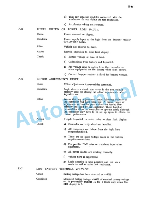 Komatsu FB10M-2, FB13M-2, FB15M-2, FB18M-2, FB10M-3, FB13M-3, FB15M-3, FB18M-3 Motor Control System Service Manual FBM10_18.2ESV-BE1 3 Komatsu FB10M-2, FB13M-2, FB15M-2, FB18M-2, FB10M-3, FB13M-3, FB15M-3, FB18M-3 Motor Control System Service Manual FBM10_18.2ESV-BE1-3
