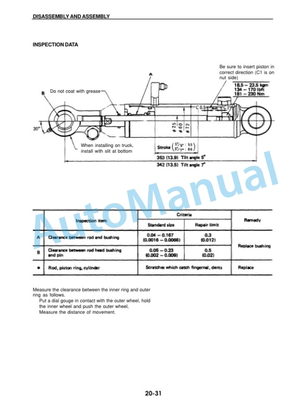 Alternative view of Komatsu FB10M-2, FB13M-2, FB15M-2, FB18M-2 Forklift Truck Shop Manual SM018
