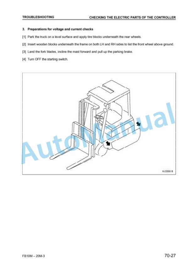Komatsu FB10M-3, FB13M-3, FB15M-3, FB18M-3, FB20M-3 Electrical Equipment Shop Manual BMA03E1-02 5 Komatsu FB10M-3, FB13M-3, FB15M-3, FB18M-3, FB20M-3 Electrical Equipment Shop Manual BMA03E1-02-5