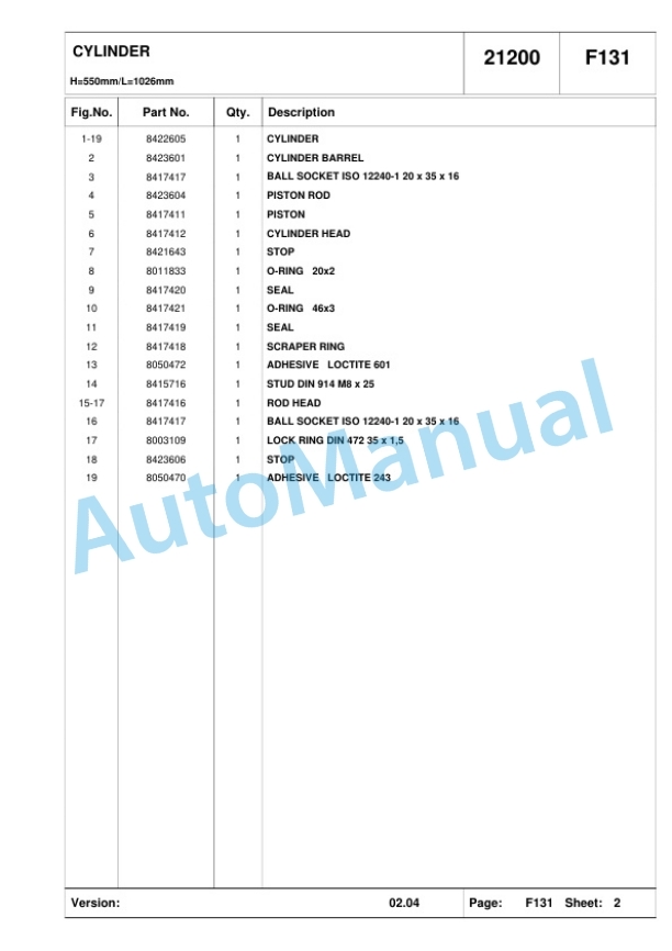 Komatsu FB12-20RJ-2R Parts Manual 60422161 P2 2 Komatsu FB12-20RJ-2R Parts Manual 60422161 P2-2