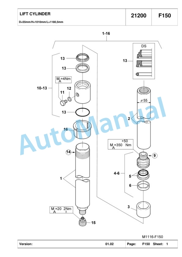 Komatsu FB12-20RJ-2R Parts Manual 60422161 P2 3 Komatsu FB12-20RJ-2R Parts Manual 60422161 P2-3