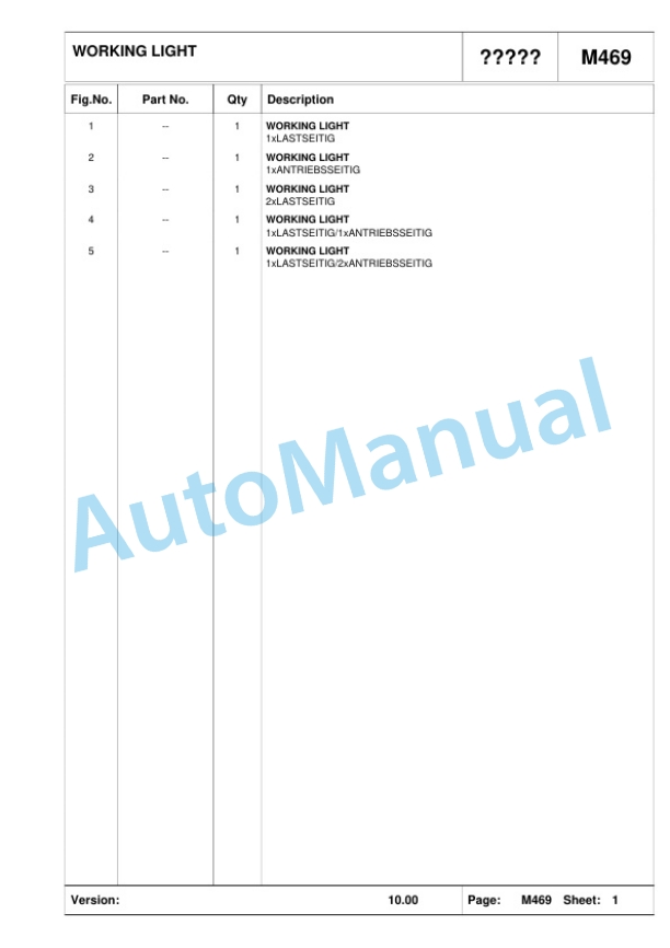 Komatsu FB12-20RJ-2R Parts Manual 60422161 P2 4 Komatsu FB12-20RJ-2R Parts Manual 60422161 P2-4