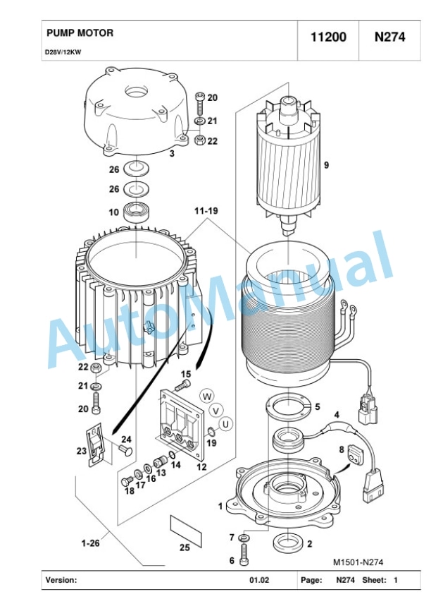 Komatsu FB12-20RJ-2R Parts Manual 60422161 P2 5 Komatsu FB12-20RJ-2R Parts Manual 60422161 P2-5