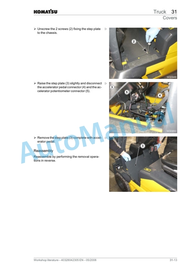 Komatsu FB13M-2R, FB15-2R, FB15M-2R, FB16-2R, FB16M-2R, FB18-2R, FB18M-2R, FB20-2R, FB20M-2R Workshop Manual 40328042305EN 3 Komatsu FB13M-2R, FB15-2R, FB15M-2R, FB16-2R, FB16M-2R, FB18-2R, FB18M-2R, FB20-2R, FB20M-2R Workshop Manual 40328042305EN - Image 3