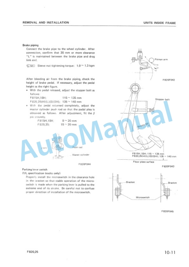 Komatsu FB15H-3, FB18H-3, FB20H-2, FB20L-2, FB25H-2, FB25L-2, FB20S-2, FB20SH-2, FB25S-2, FB25SH-2 Shop Manual FB15H_25SH.2-BE1 3 Komatsu FB15H-3, FB18H-3, FB20H-2, FB20L-2, FB25H-2, FB25L-2, FB20S-2, FB20SH-2, FB25S-2, FB25SH-2 Shop Manual FB15H_25SH.2-BE1-3