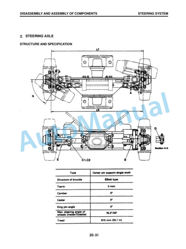 Alternative view of Komatsu FB15SH-6, FB18SH-6 Electric Lift Truck Shop Manual FB15SH_18SH.6-BE1