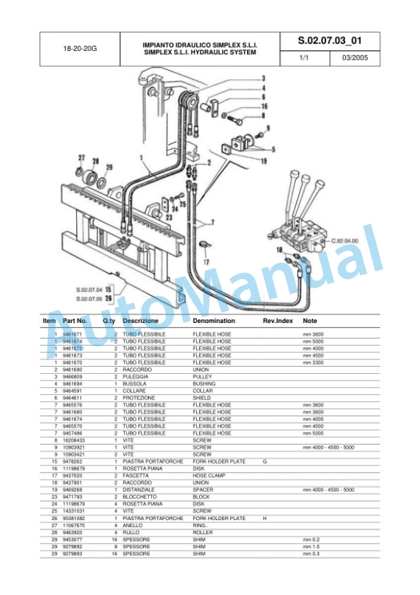Komatsu FB18H-1R, FB20H-1R, FB20HG-1R, FB22H-1R Parts Manual 60422362 Rev.003 4 Komatsu FB18H-1R, FB20H-1R, FB20HG-1R, FB22H-1R Parts Manual 60422362 Rev.003-4