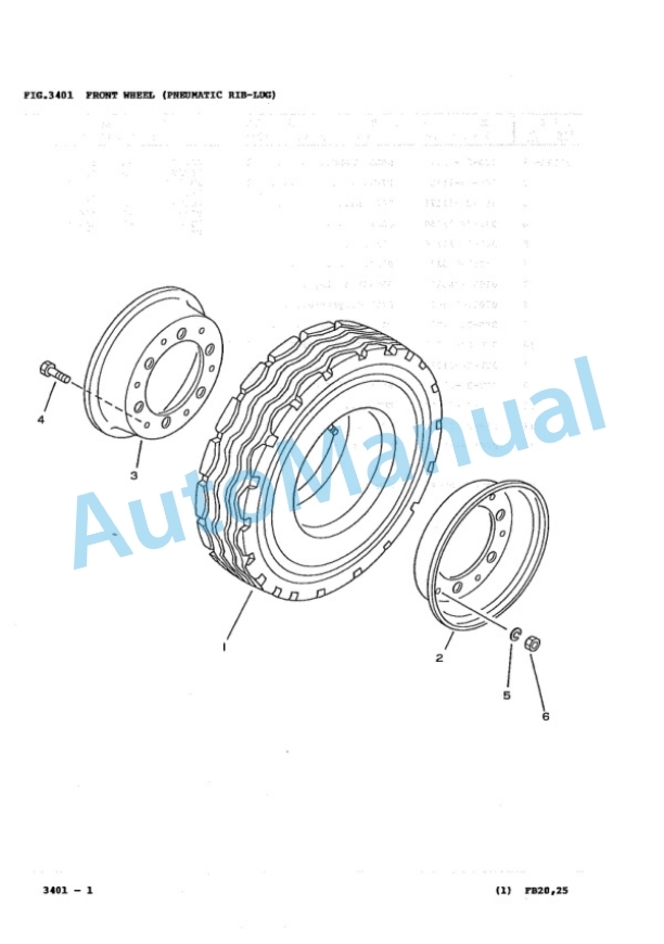 Komatsu FB20-3, FB25-3, FB20G-3, FB25G-3, FB20GH-3, FB25GH-3, FB20L-3, FB25L-3 Forklift Truck Parts Manual PBB03A1-03 3 Komatsu FB20-3, FB25-3, FB20G-3, FB25G-3, FB20GH-3, FB25GH-3, FB20L-3, FB25L-3 Forklift Truck Parts Manual PBB03A1-03-3