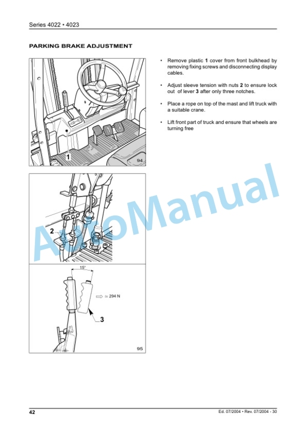Komatsu FB20H-2R, FB20HG-2R, FB25H-2R, FB30H-2R Shop Manual 60424171 3 Komatsu FB20H-2R, FB20HG-2R, FB25H-2R, FB30H-2R Shop Manual 60424171-3