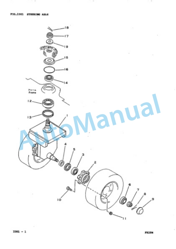 Komatsu FB20M-2 Forklift Truck Parts Manual PMB02A1-01 3 Komatsu FB20M-2 Forklift Truck Parts Manual PMB02A1-01-3