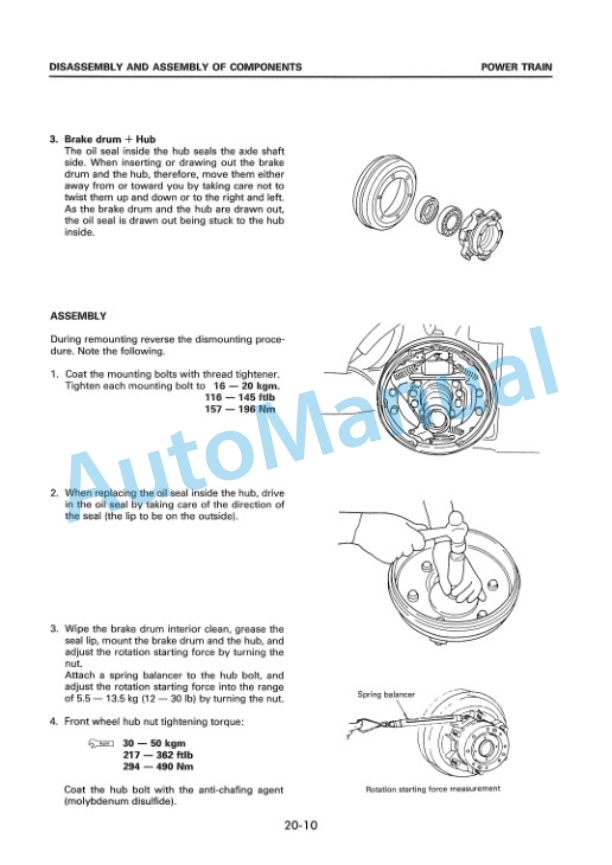 Komatsu FB20SH-4, FB25SH-4, FB30SH-4 Electric Lift Truck Shop Manual FB20SH_30SH.4-BE1 3 Komatsu FB20SH-4, FB25SH-4, FB30SH-4 Electric Lift Truck Shop Manual FB20SH_30SH.4-BE1-3