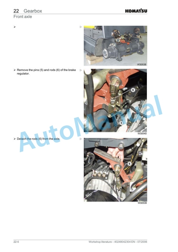 Komatsu FB22H-3R, FB25H-3R, FB25HG-3R, FB30H-3R Workshop Manual 40248042304EN 3 Komatsu FB22H-3R, FB25H-3R, FB25HG-3R, FB30H-3R Workshop Manual 40248042304EN - Image 3