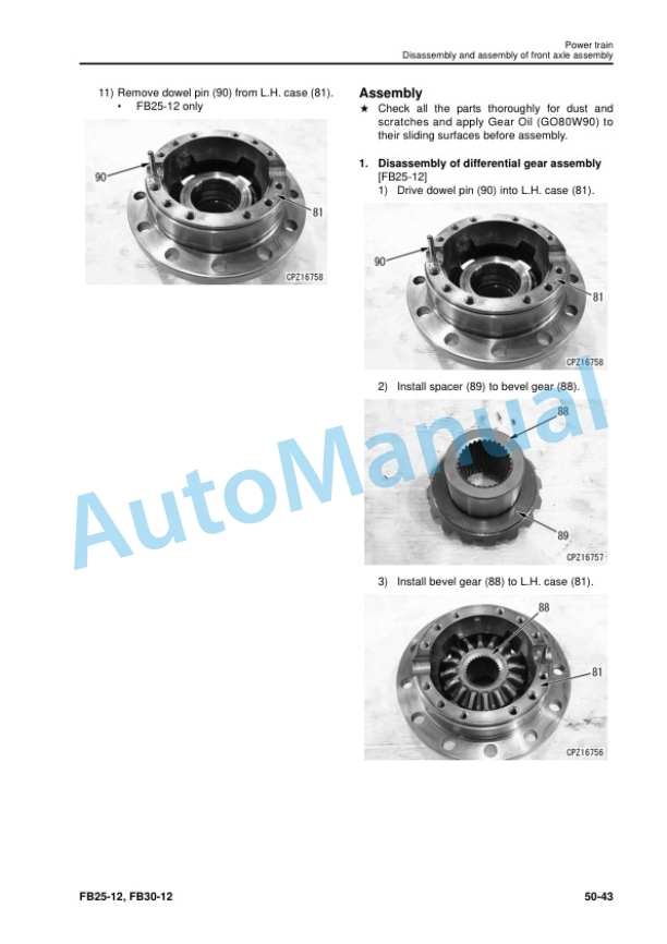 Komatsu FB25-12, FB30-12 Forklift Truck Shop Manual SEN06636-01 5 Komatsu FB25-12, FB30-12 Forklift Truck Shop Manual SEN06636-01 - Image 5