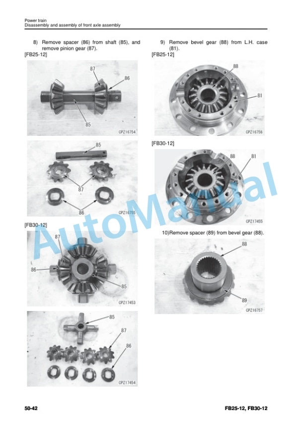 Komatsu FB25-12, FB30-12 Forklift Truck Shop Manual SEN06636-07 5 Komatsu FB25-12, FB30-12 Forklift Truck Shop Manual SEN06636-07 - Image 5