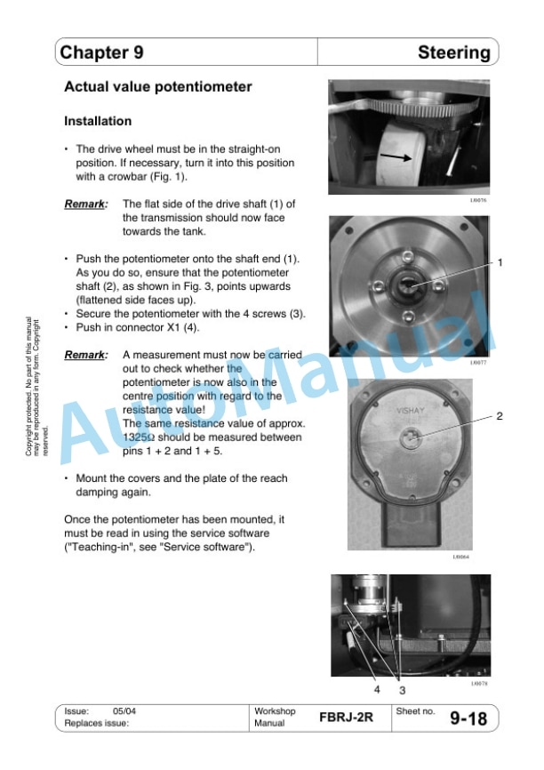 Alternative view of Komatsu FBRJ-2R Workshop Manual 8054349