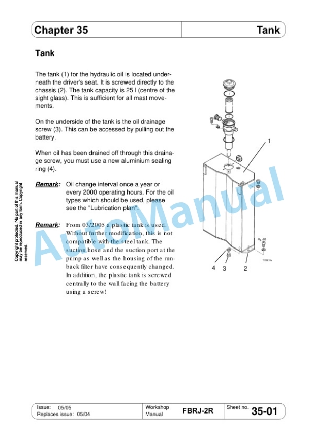 Komatsu FBRJ-2R Workshop Manual 8054349 4 Komatsu FBRJ-2R Workshop Manual 8054349 - Image 4