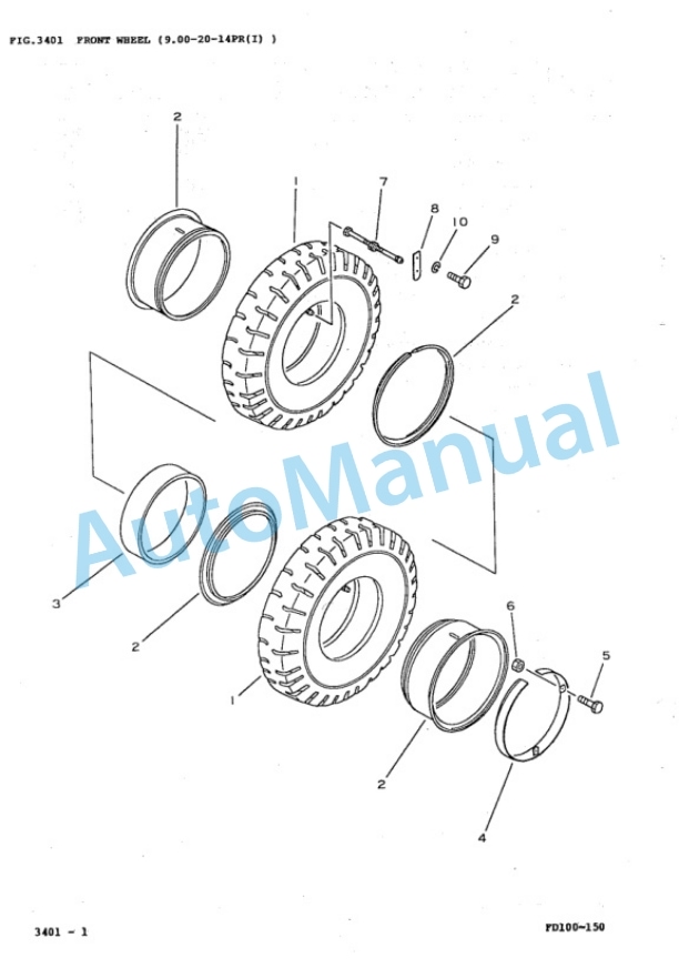 Komatsu FD100-5, FD115-5, FD135-5, FD150E-5 Forklift Truck Parts Manual FD100_150E.5-PNE1 3 Komatsu FD100-5, FD115-5, FD135-5, FD150E-5 Forklift Truck Parts Manual FD100_150E.5-PNE1-3