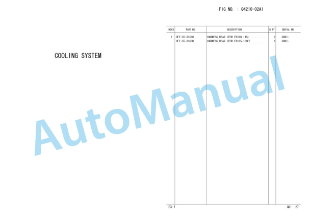 Komatsu FD100-7, FD115-7, FD135-7, FD150E-7, FD160E-7 Chassis Forklift Truck Parts Manual PEE07E1-01 2 Komatsu FD100-7, FD115-7, FD135-7, FD150E-7, FD160E-7 Chassis Forklift Truck Parts Manual PEE07E1-01-2