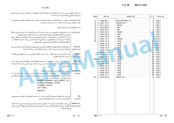 Komatsu FD100-7, FD115-7, FD135-7, FD150E-7, FD160E-7 Engine Forklift Truck Parts Manual PEE07E2-01 2 Komatsu FD100-7, FD115-7, FD135-7, FD150E-7, FD160E-7 Engine Forklift Truck Parts Manual PEE07E2-01-2