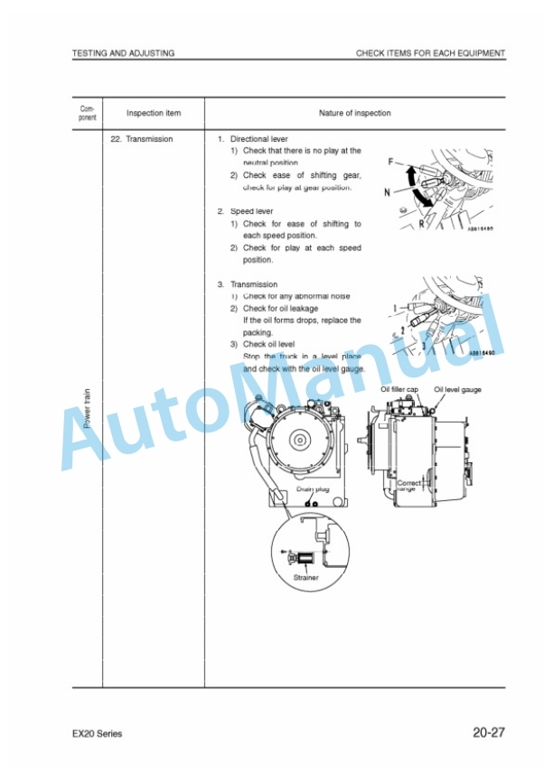 Komatsu FD100-7, FD115-7, FD135-7, FD150E-7, FD160E-7 Forklift Truck Shop Manual BEE07E1-05 2 Komatsu FD100-7, FD115-7, FD135-7, FD150E-7, FD160E-7 Forklift Truck Shop Manual BEE07E1-05-2