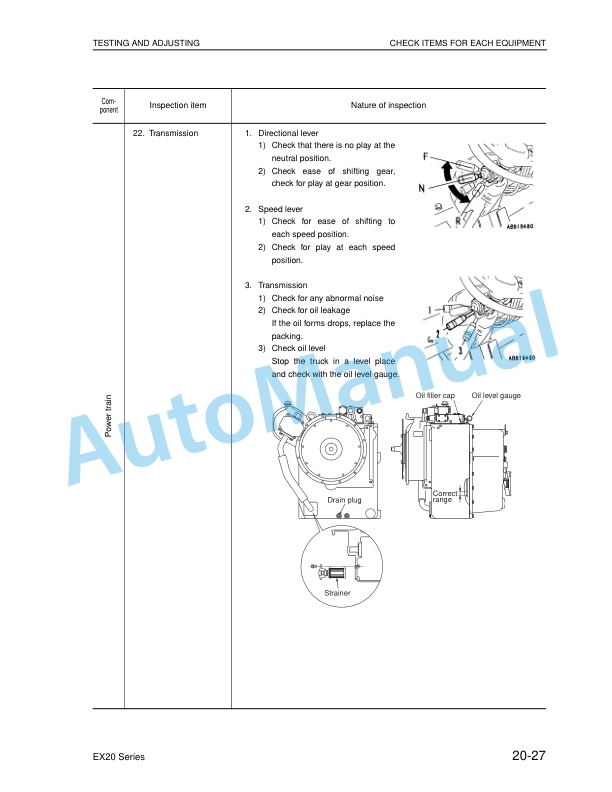Komatsu FD100-7, FD115-7, FD135-7, FD150E-7, FD160E-7 Shop Manual SM227-2