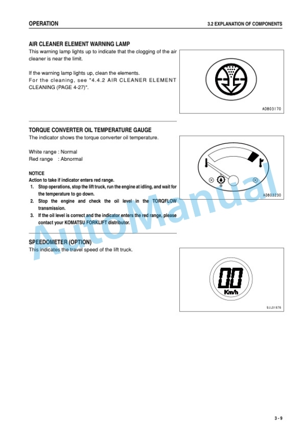 Komatsu FD100-8, FD115-8, FD135-8, FD150E-8, FD160E-8 Forklift Truck Operation and Maintenance Manual AEE08E1-03 3 Komatsu FD100-8, FD115-8, FD135-8, FD150E-8, FD160E-8 Forklift Truck Operation and Maintenance Manual AEE08E1-03 - Image 3