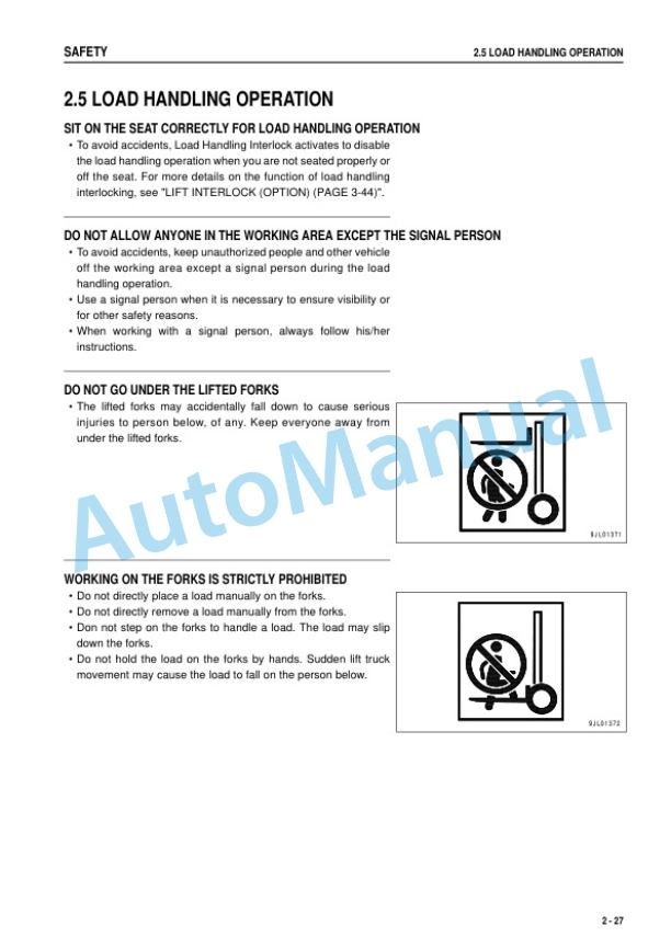 Komatsu FD100-8, FD115-8, FD135-8, FD150E-8, FD160E-8 Forklift Truck Operation and Maintenance Manual TEN00560-12 2 Komatsu FD100-8, FD115-8, FD135-8, FD150E-8, FD160E-8 Forklift Truck Operation and Maintenance Manual TEN00560-12 - Image 2