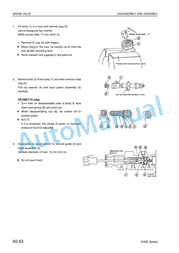 Komatsu FD100-8, FD115-8, FD135-8, FD150E-8, FD160E-8 Forklift Truck Shop Manual BEE08E1-01 3 Komatsu FD100-8, FD115-8, FD135-8, FD150E-8, FD160E-8 Forklift Truck Shop Manual BEE08E1-01-3