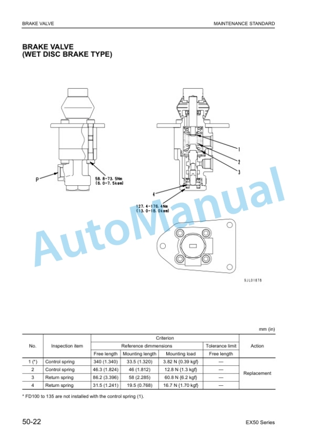 Komatsu FD100-8, FD115-8, FD135-8, FD150E-8, FD160E-8 Forklift Truck Shop Manual BEE08E1-07 4 Komatsu FD100-8, FD115-8, FD135-8, FD150E-8, FD160E-8 Forklift Truck Shop Manual BEE08E1-07 - Image 4
