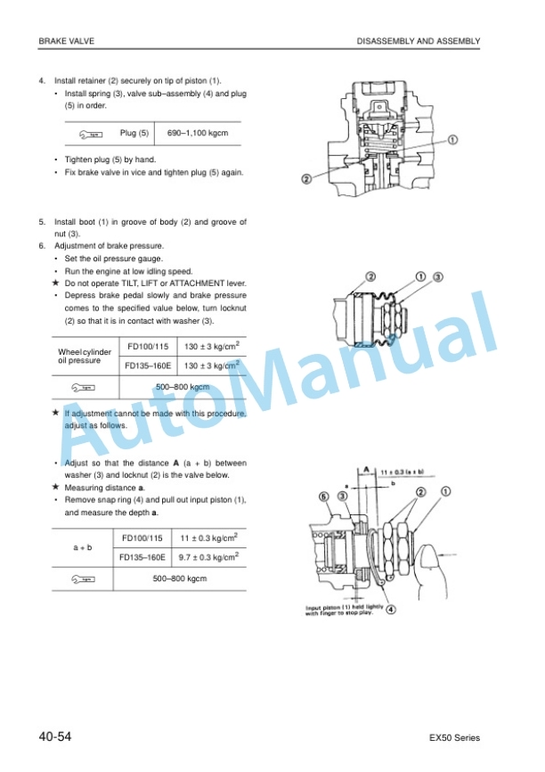Komatsu FD100-8, FD115-8, FD135-8, FD150E-8, FD160E-8 Forklift Truck Shop Manual BEE08E1-08 3 Komatsu FD100-8, FD115-8, FD135-8, FD150E-8, FD160E-8 Forklift Truck Shop Manual BEE08E1-08 - Image 3