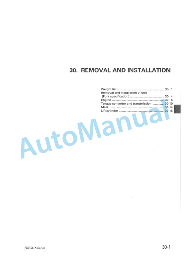 Komatsu FD150-6, FD180-6, FD200Z-6, FD200-6, FD250Z-6 Forklift Truck Shop Manual BEF06E1-01 2 Komatsu FD150-6, FD180-6, FD200Z-6, FD200-6, FD250Z-6 Forklift Truck Shop Manual BEF06E1-01-2