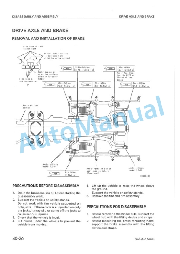 Komatsu FD150-6, FD180-6, FD200Z-6, FD200-6, FD250Z-6 Forklift Truck Shop Manual BEF06E1-01 3 Komatsu FD150-6, FD180-6, FD200Z-6, FD200-6, FD250Z-6 Forklift Truck Shop Manual BEF06E1-01-3