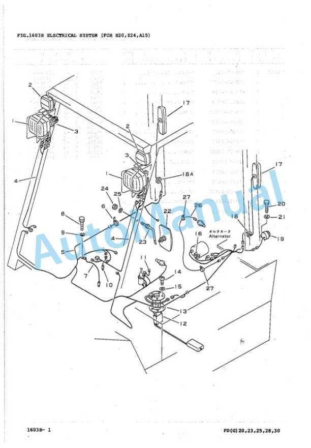 Komatsu FD20-11, FD23-11, FD25-11, FD28-11, FD30-11, FD20H-11, FD25H-11, FD30H-11, FD20L-11, FD25L-11, FG20 Parts Manual PEB11J1-04 2 Komatsu FD20-11, FD23-11, FD25-11, FD28-11, FD30-11, FD20H-11, FD25H-11, FD30H-11, FD20L-11, FD25L-11, FG20 Parts Manual PEB11J1-04-2
