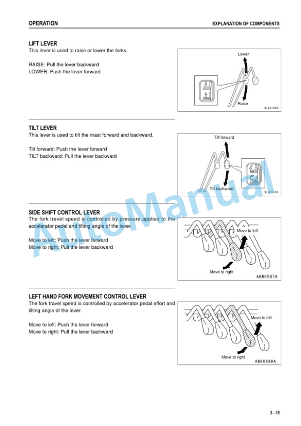 Komatsu FD200-7, FD250-7 Forklift Truck Operation and Maintenance Manual TEN00738-06 3 Komatsu FD200-7, FD250-7 Forklift Truck Operation and Maintenance Manual TEN00738-06 - Image 3
