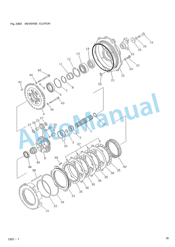 Komatsu FD400-2 Forklift Truck Parts Manual FORMER-02081-1 2 Komatsu FD400-2 Forklift Truck Parts Manual FORMER-02081-1-2