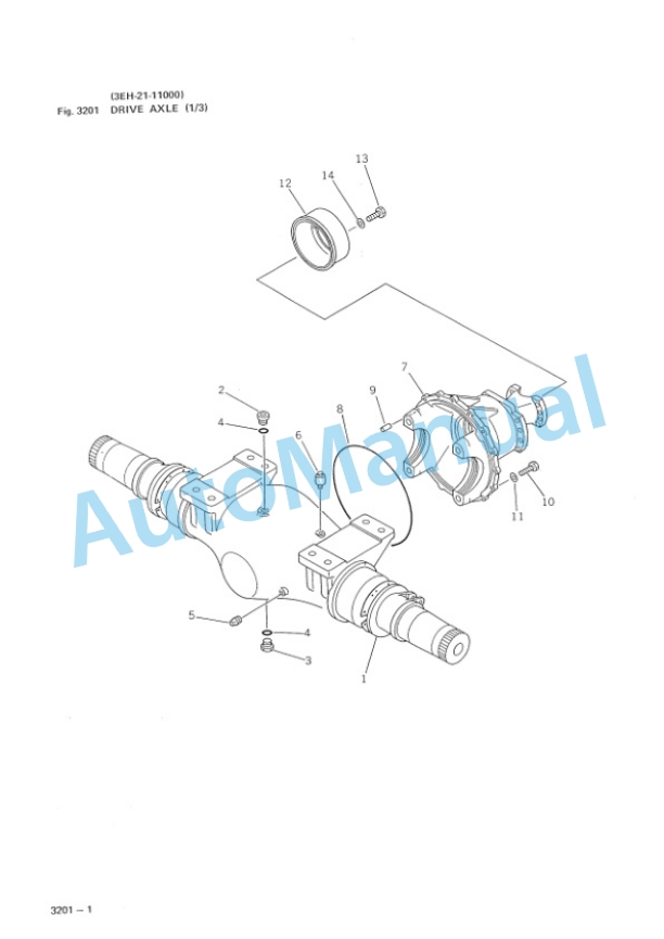 Komatsu FD400-2 Forklift Truck Parts Manual FORMER-02081-1 3 Komatsu FD400-2 Forklift Truck Parts Manual FORMER-02081-1-3