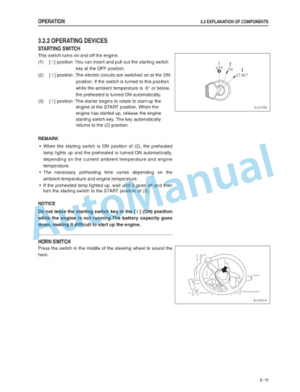Komatsu FD60-10, FD70-10, FD80-10 Forklift Truck Operation and Maintenance Manual OM124 3 Komatsu FD60-10, FD70-10, FD80-10 Forklift Truck Operation and Maintenance Manual OM124 - Image 3