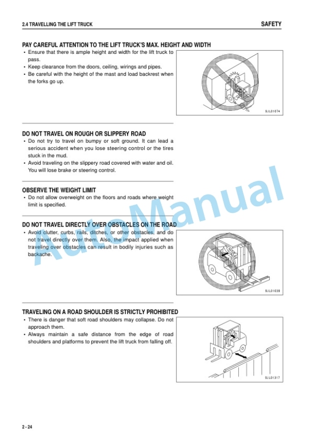 Komatsu FD60-10, FD70-10, FD80-10 Forklift Truck Operation and Maintenance Manual TEN00721-06 2 Komatsu FD60-10, FD70-10, FD80-10 Forklift Truck Operation and Maintenance Manual TEN00721-06 - Image 2