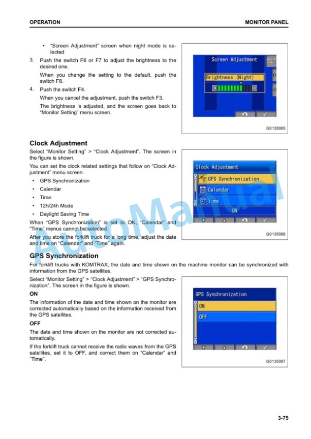 Komatsu FE25G-2, FE30G-2 Forklift Truck Operation and Maintenance Manual YEN00009-00 3 Komatsu FE25G-2, FE30G-2 Forklift Truck Operation and Maintenance Manual YEN00009-00 - Image 3