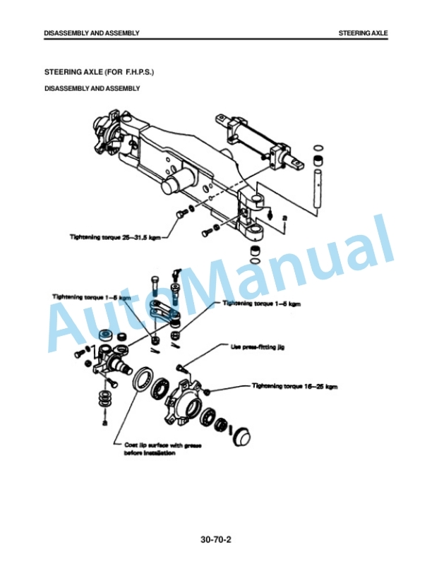 Komatsu FG20-11, FG25-11, FG30G-11, FG20S-11, FG25S-11, FG30SG-11, FD20-11, FD25-11, FD30-11, FD20S-11, FD25S Shop Manual 4 Komatsu FG20-11, FG25-11, FG30G-11, FG20S-11, FG25S-11, FG30SG-11, FD20-11, FD25-11, FD30-11, FD20S-11, FD25S Shop Manual - Image 4