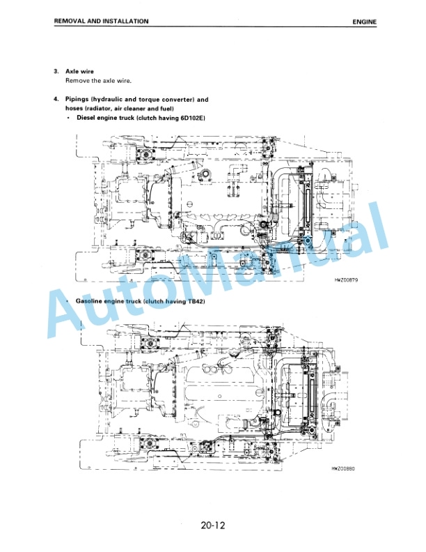 Alternative view of Komatsu FG35Z-7, FG40Z-7, FG35-7, FG40-7, FG45-7, FD35Z-7, FD40Z-7, FD35-7, FD40-7, FD45-7, FD50A-7 Forklift Truck Shop Manual BEC07E1-01